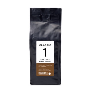 Minimex เมล็ดกาแฟ Classic no.1 อาราบิก้า 100% คั่วกลาง-เข้ม ขนาด 250 กรัม