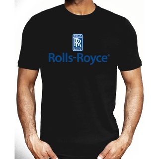 T-shirt  เสื้อยืดแขนสั้นลําลอง พิมพ์ลาย Rolls Royce ให้ความอบอุ่น เหมาะกับของขวัญวันเกิด สไตล์คลาสสิก สําหรับผู้ชายS-5XL