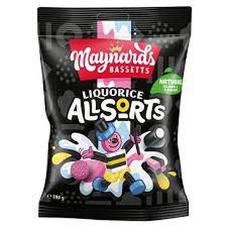 Bassetts Liquorice Allsorts 190g.