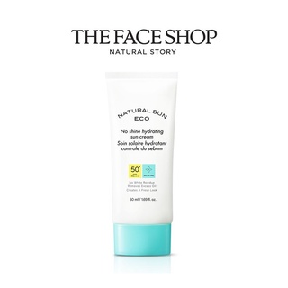 [THE FACE SHOP] Natural Sun Eco No Shine Hydrating Sun Cream SPF 50+ PA+++ 50ml ครีมกันแดด ให้ความชุ่มชื้น สินค้าเกาหลีแท้ๆส่งตรงจากเกาหลี