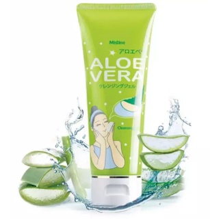 🌟 เจลล้างหน้าสูตรอ่อนละมุน ว่านหางจระเข้ มิสทีน MISTINE ALOE VERA CLEANSING GEL 100กรัม