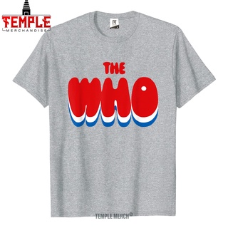 เสื้อยืด พิมพ์ลาย The Who Band สีเทา สไตล์วินเทจ