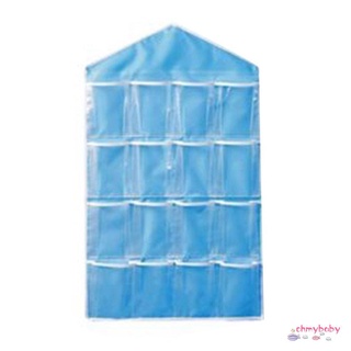 16 Pockets Clear Over Door Hanging Bag Hanger Storage Tidy ออแกไนเซอร์ สำหรับบ้าน [8/16]