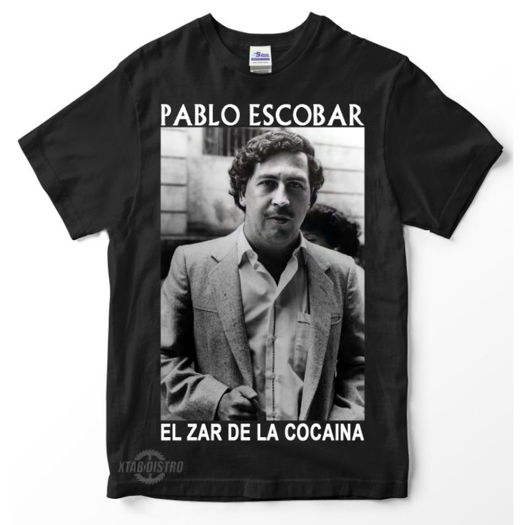 PABLO ESCOBAR EL ZAR DE LA COCAINA Premium Tshirt pablo escobar เสื้อยืด tokoh เสื้อยืด oversize roc