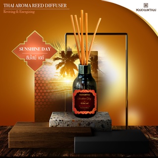 MAKHAMTHAI Sunshine Day Reed Diffuser ก้านไม้หอม น้ำหอมปรับอากาศ น้ำหอม อโรม่า ซันไชน์ เดย์ 150 ml