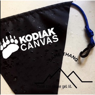 ธงแคมป์ Kodiak canvas สีดำ