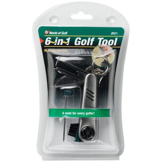 JEF 6-in-1 Golf Tool ชุดอุปกรณ์เสริมสำหรับเล่นกอล์ฟ 6-in-1 รุ่น JR571