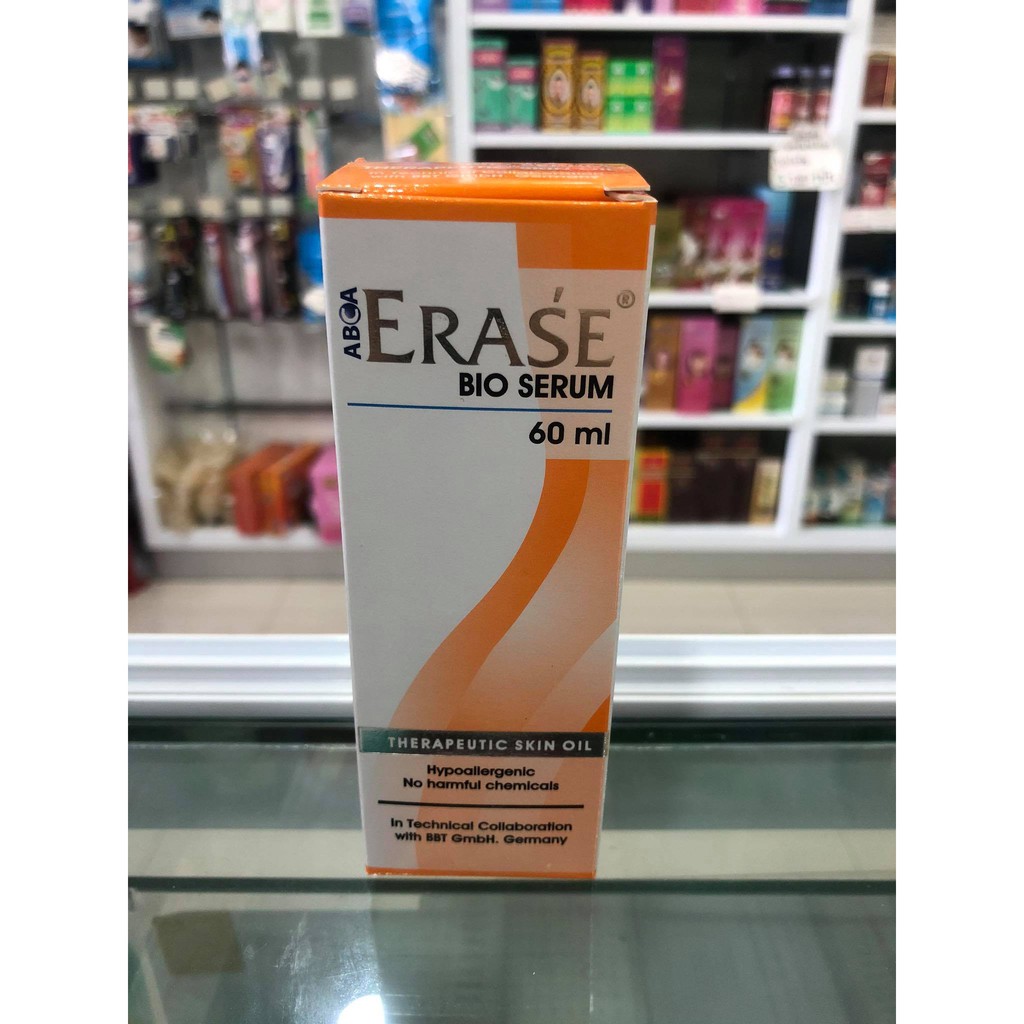 Erase bio serum 60ml ลดจุดด่างดำ ผิวแห้ง แตกลาย