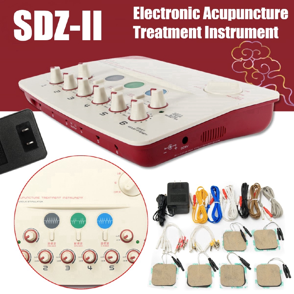 SDZ-II 10VA อุปกรณ์ฝังเข็มอิเล็กทรอนิกส์ สำหรับการฝังเข็มรักษาสารเส้นประสาท กระตุ้นกล้ามเนื้อ