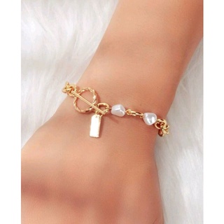 pearl bracelets กำไลข้อมือไข่มุก มือ1 หรูหรา