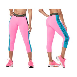 Zumba Pop Capri Leggings (กางเกงเลคกิ้งออกกำลังกายซุมบ้าและโยคะ)