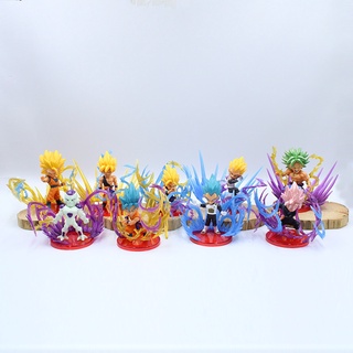 ตุ๊กตาฟิกเกอร์ Dragon Ball Sun Figure Wukong Vegeta Broly Viciosion ของเล่นสําหรับเด็ก