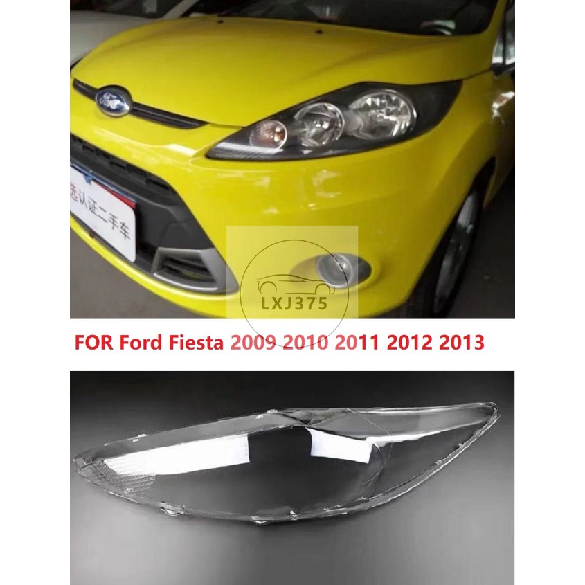 เลนส์ฝาครอบไฟหน้า แบบใส สําหรับ FORd รุ่น Fiesta ปี 2009 2010 2011 2012 2013 2014