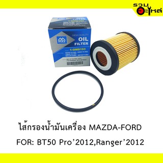 ไส้กรองน้ำมันเครื่อง MAZDA-FORD For: BT50 Pro’2012,Ranger’2012 📍REPLACES: 91915-30001 📍FULL NO:OMD193