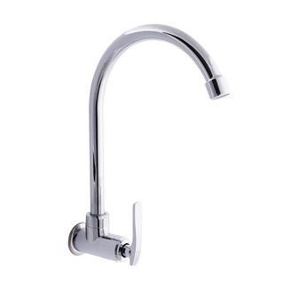 ก๊อกซิงค์เดี่ยวผนัง MOYA PN-81C11 สีโครมSINK FAUCET MOYA PN-81C11 CHROME