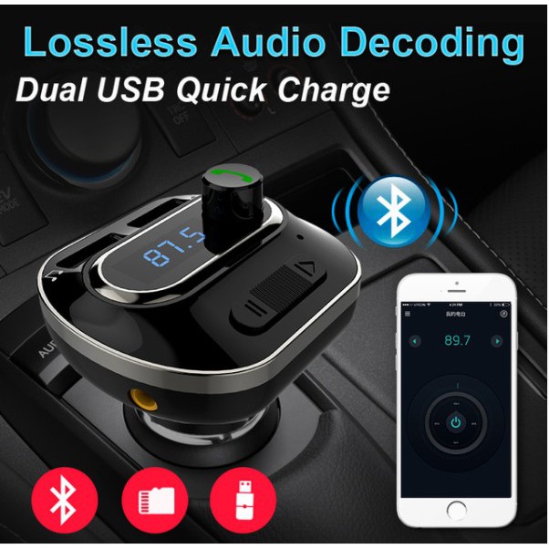 Bt66 เครื่องเล่น Mp3 บลูทูธแบบชาร์จ Usb เครื่องเล่นวิทยุ Fm สําหรับ ...