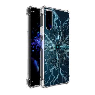 เคส สำหรับ Sony Xperia 10 II Digital Series 3D Anti-Shock Protection TPU Case [DG002]