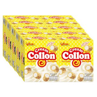 โคลลอน รสครีม บิสกิตโรล ตรากูลิโกะ บรรจุ 54กรัม ยกแพ็ค 10กล่อง กูลิโกะ โคลอน GULICO COLLON CREAM