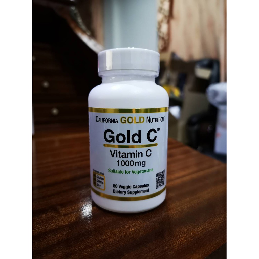 California Gold Nutrition Vitamin C วิตามินซี 1000 mg (สินค้าพร้อมจัดส่ง หมดอายุ 02/2023)