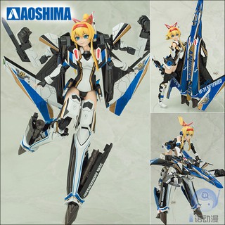 Figma งานแท้ ฟิกม่า Figure ฟิกเกอร์ ACKS V.F.G. Macross มาครอส Delta VF-31J Siegfried 35th Anniversary Frame Arms Girl
