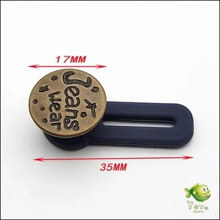 YOYO กระดุมขยายเอว เพิ่มขนาดรอบเอวกางเกง สายบุฟเฟ่ต์ต้องไม่พลาด jeans buttons