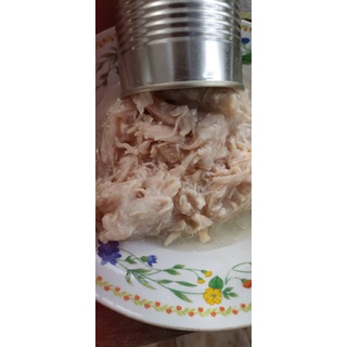 สินค้าเข้าใหม่ กระป๋องเปลือย ไก่เนื้อขาวในน้ำเกรวี่ 400g เนื้อสวยมากเหมาะกับแมวและสุนัข คุ้มค่าราคามาก😊