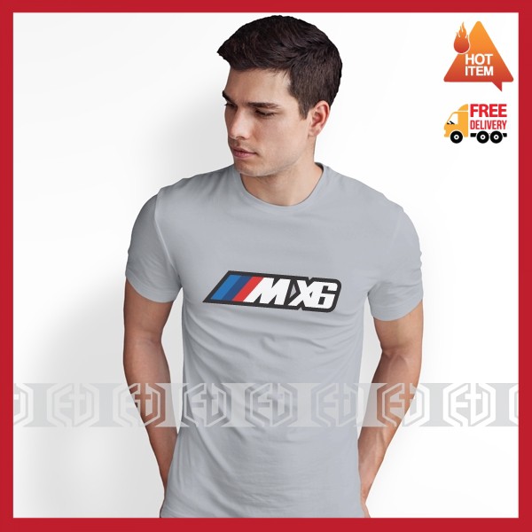 [4 สี] BMW X6 Bimmer M Sport T เสื้อ M3 X5 M5 Power Car Racing Team Motorsport รถจักรยานยนต์ Turbo P