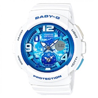 Casio Baby-G Womens White Resin Strap Watch BGA-190GL-7B