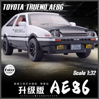 โมเดลรถ​ รถส่งเต้าหู้ TOYOTA TRUENO AE86 INITIAL D (สินค้าพรีเมียมจาก MINIAUTO)​ ยาว15cm สเกล 1/28