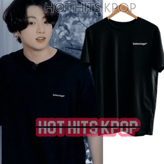 เสื้อยืดผ้าฝ้ายขายดีที่สุด! เสื้อยืด พิมพ์ลายโลโก้ Bts JUNGKOOK Ballen ciaga#เสื้อยืดแขนยาว #เสื้อยืดแขนยาวxxl #เสื้อยืด