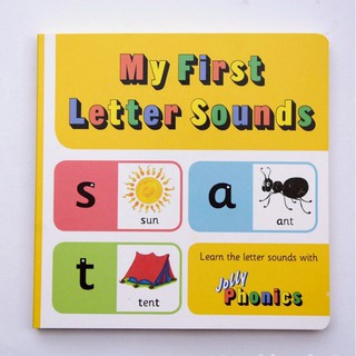 My First Letter Sounds: Jolly Phonics (board book กระดาษแข็งหนาทุกหน้า เหมาะสำหรับ 3+)