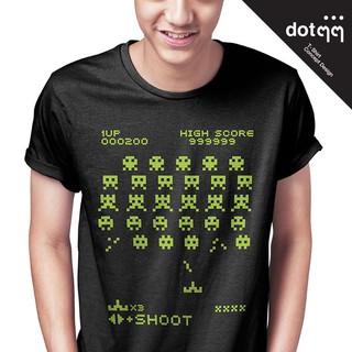 dotdotdot เสื้อยืดผู้ชาย Concept Design ลาย Game (Black)สามารถปรับแต่งได้