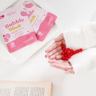 ส่งฟรี ส่งไวมาก♥️ ของแท้100% วิตามินแก้มใส Bubble Blink พร้อมส่ง ผิวขาว หน้าใส วิตามินผิว พร้อมส่ง ขาว ผิวฉ่ำ หน้าเงา