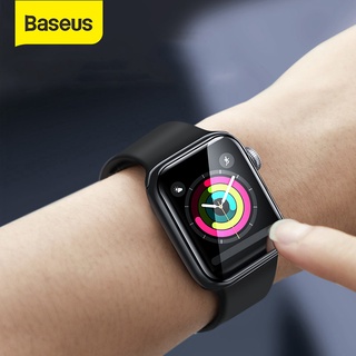 Baseus 0.2mm Full Screen Covered Film Curved Tempered Glass Soft Protector Waterproof For Apple Watch serise 1/2/3 seris