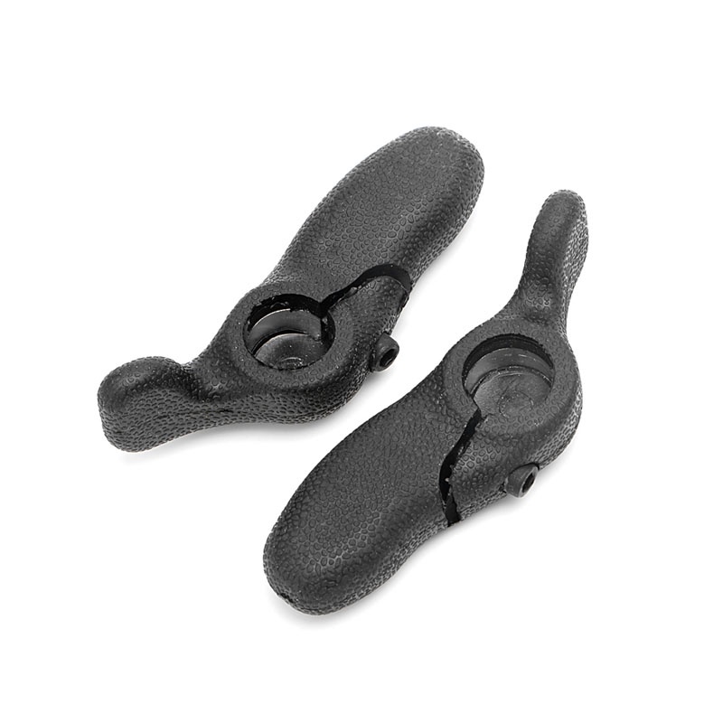 Fuf 1 คู่ MTB Mountain OX Horn Shape Bar Ends แผนที่ยาง Handlebar Grips