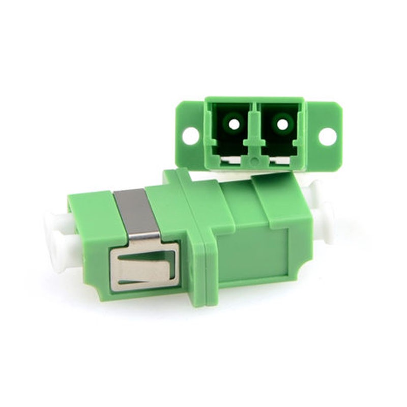 50/100/200/500Pcs LC APC Duplex single-mode Fiber optic Adapter LC Optical fiber coupler LC APC Fibe