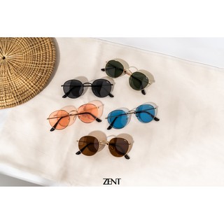 [โค้ด DLTSEP23 ลด 45 บาท ]ZENT 8771 Treasure แว่นกันแดด UV100% เลนส์ polarized ตัดแสงสะท้อน ทรงกลม Round แถมซอง+ผ้าเช
