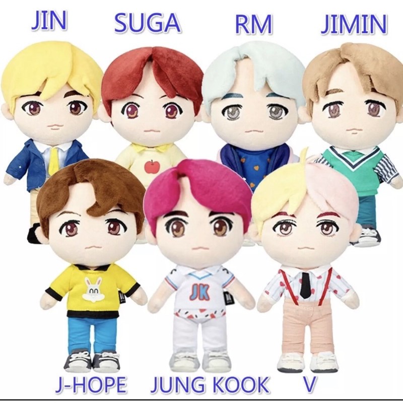 🔥พร้อมส่ง ของแท้🔥ตุ๊กตา TinyTAN Plush Doll BTS ขนาด 30 cm. พร้อมกล่อง ลิขสิทธิ์แท้ส่งตรงจากเกาหลี🇰🇷💯