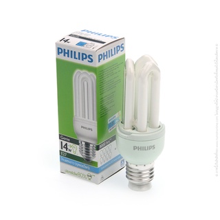 หลอดจีนี่ 14W E27 PHILIPS [หลอดประหยัดไฟ]