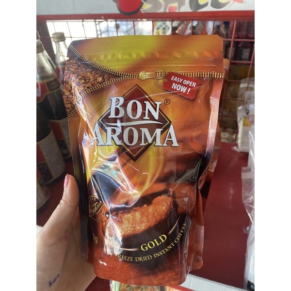 บอน​ อโรมาโกลด์​ Bon​ Aroma​ Gold​ กาแฟสำเร็จรูปชนิดฟรีซดราย​ แบบถุงเติม100g