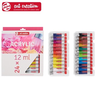 ชุด สีอะคริลิค 12 สี และ 24 สี รุ่น AC EXPIESSION แบนด์ Talens