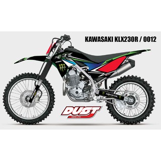 สติ๊กเกอร์วิบาก KAWASAKI KLX 230R ทั้งคัน Graphic kit สติ๊กเกอร์เคลือบเงา สุดคุ้ม