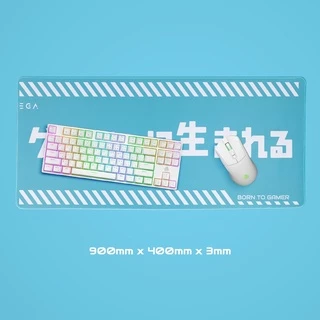 EGA TYPE MP6 แผ่นรองเมาส์ Mouse PAD แผ่นรองเมาส์ขนาดใหญ่ ไซส์ XXL มีให้เลือก 3 สี พื้นผิวออกแบบให้เหมาะกับการเล่นเกม