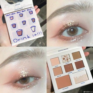 พาเลทอายชาโดว์ Dikalu milktea palette