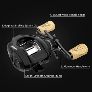 Kastking Megatron รอกตกปลา 8 กก. รับน้ําหนักได้เต็มที่ 7+1 แบริ่งบอล 7.2:1 อัตราทดเกียร์ 217 กรัม