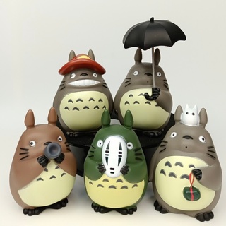 โทโทโร่ ฟิกเกอร์ โมเดลการ์ตูน โทโทโร่ TOTORO เซท 5ตัว