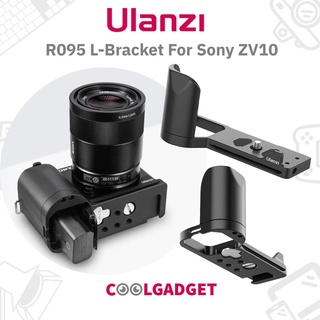 [ส่งใน🇹🇭]Ulanzi R095 L-Bracket Sony ZV10 ฐาน Plate โลหะพร้อมที่จับถนัดมือ วัสดุโลหะ แข็งแรง มีช่องเปลี่ยนแบตเตอรี่