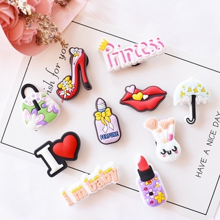 Croc Jibz Pins กระดุม จี้รูปรองเท้า หลากสีสัน สําหรับคนรัก DIY