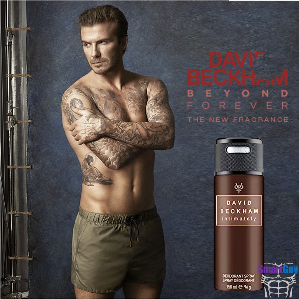 David Beckham Intimately Men Body Spray 150ml สเปรย์ระงับกลิ่นกายลิขสิทธิ์แท้จากเดวิด เบ็คแฮมกลิ่นหอ