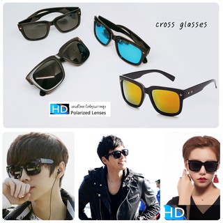 แว่นกันแดด เลนส์ HD Polarized ทรงเหลี่ยม รหัส SGPO30